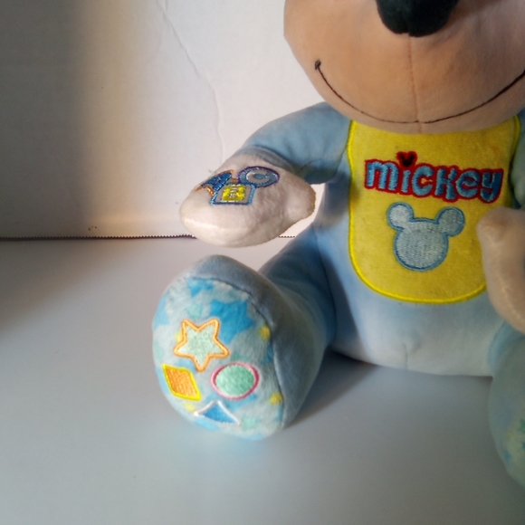 Just Play Disney Babies Mickey Mouse Talking Stuffed Animal Plush - Picture 5 of 12